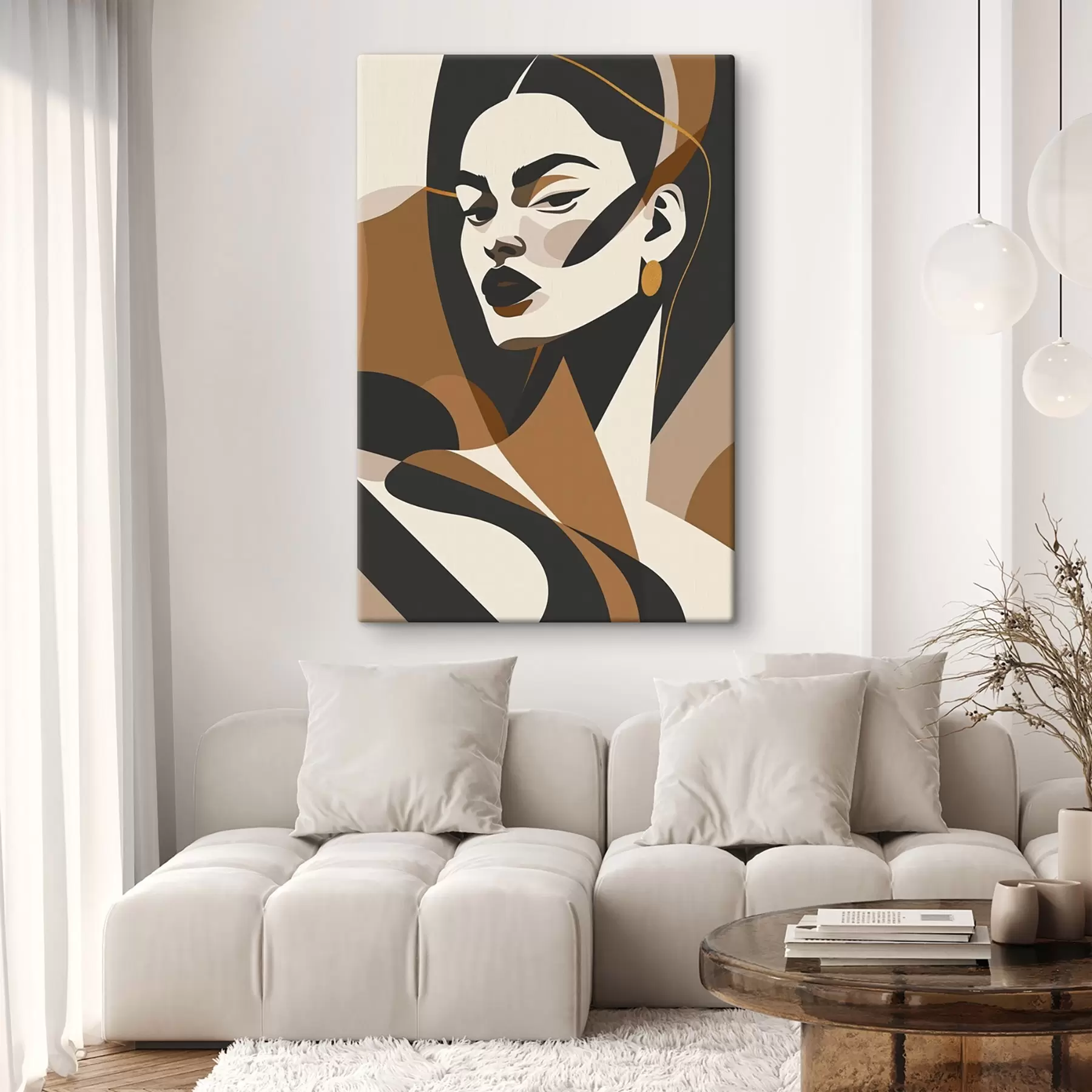 Tablouri Portret abstract al unei femei s46905