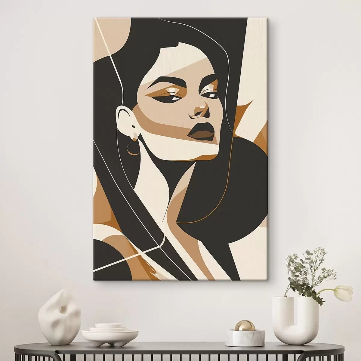 Tablouri Portret abstract al unei femei s46906