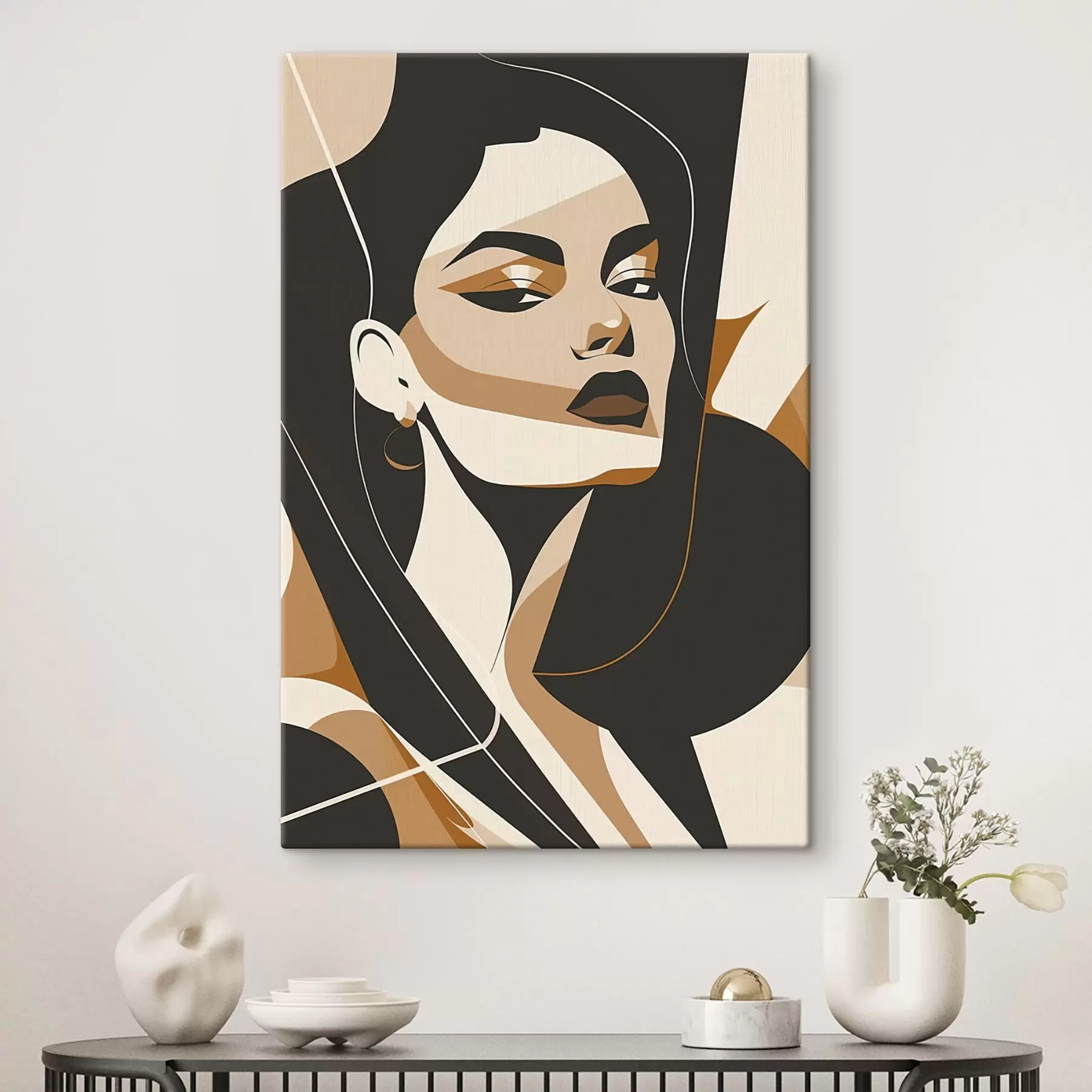 Tablouri Portret abstract al unei femei s46906