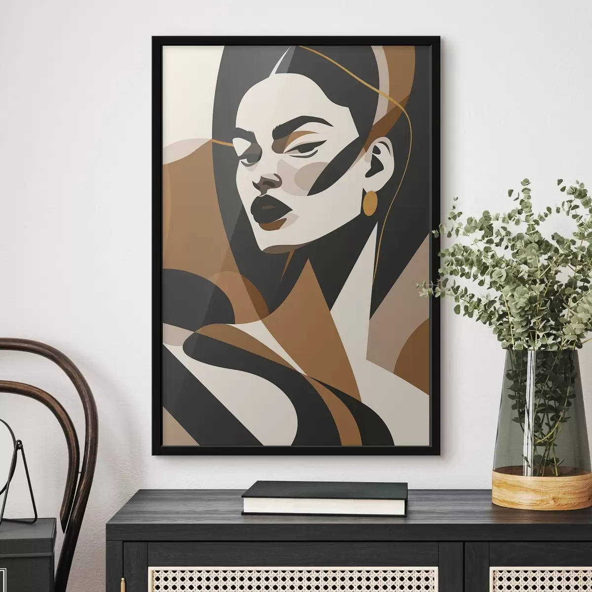 Poster Portret abstract al unei femei f46905