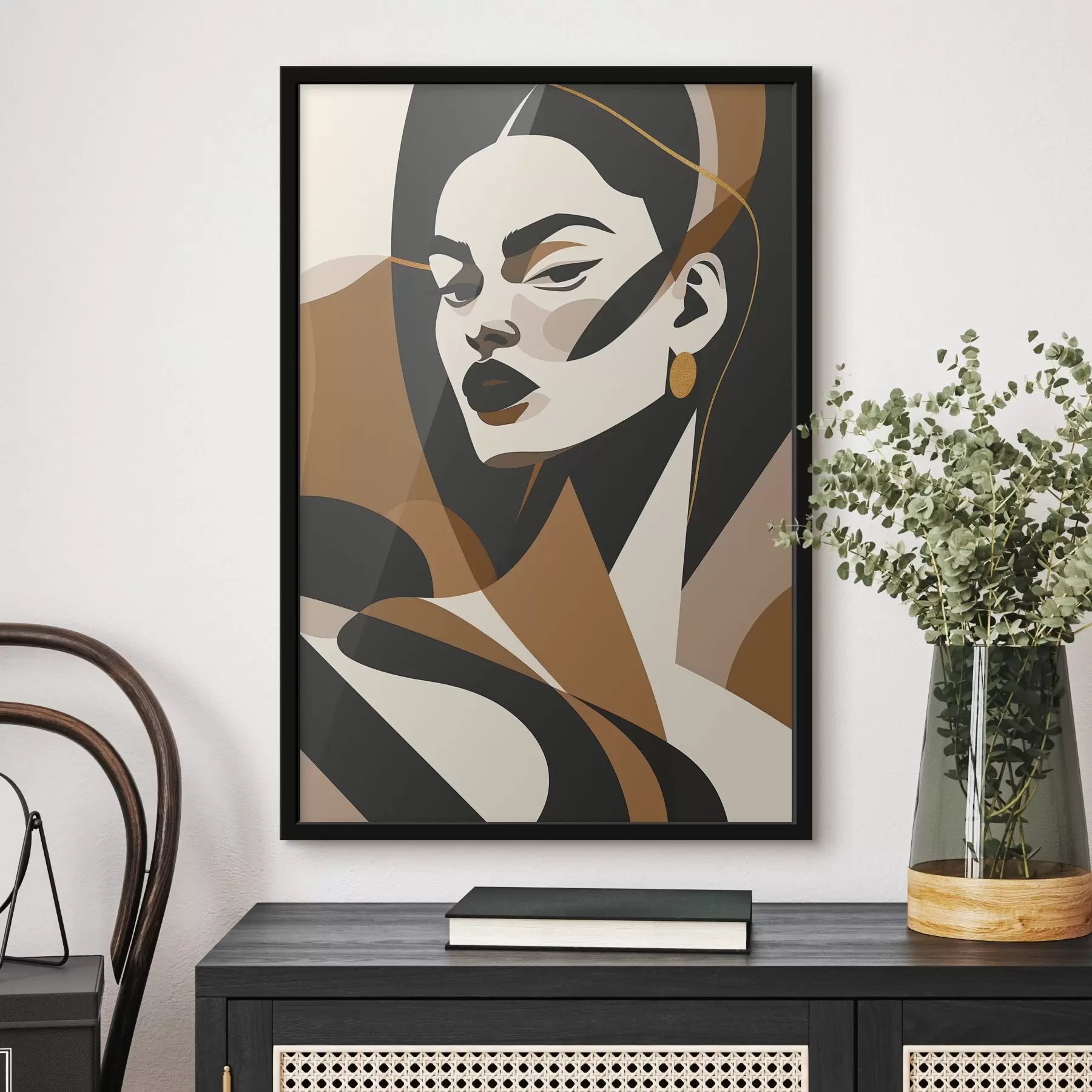 fototapet Portret abstract al unei femei f46905