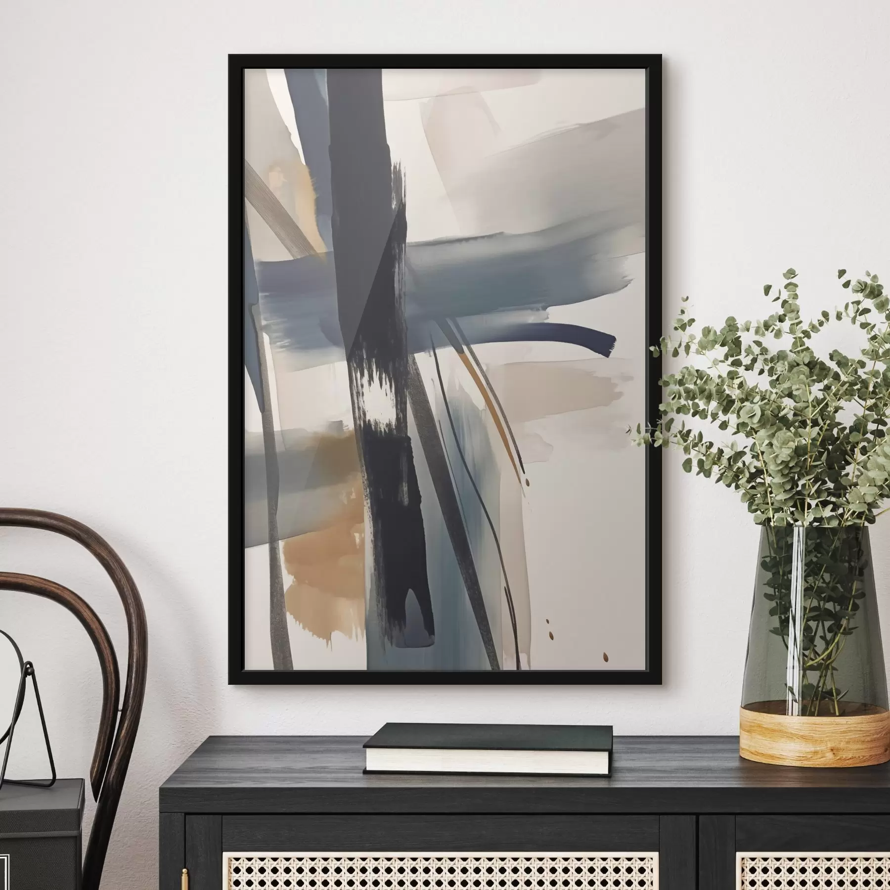 fototapet Imitarea pensulelor abstracte f46908