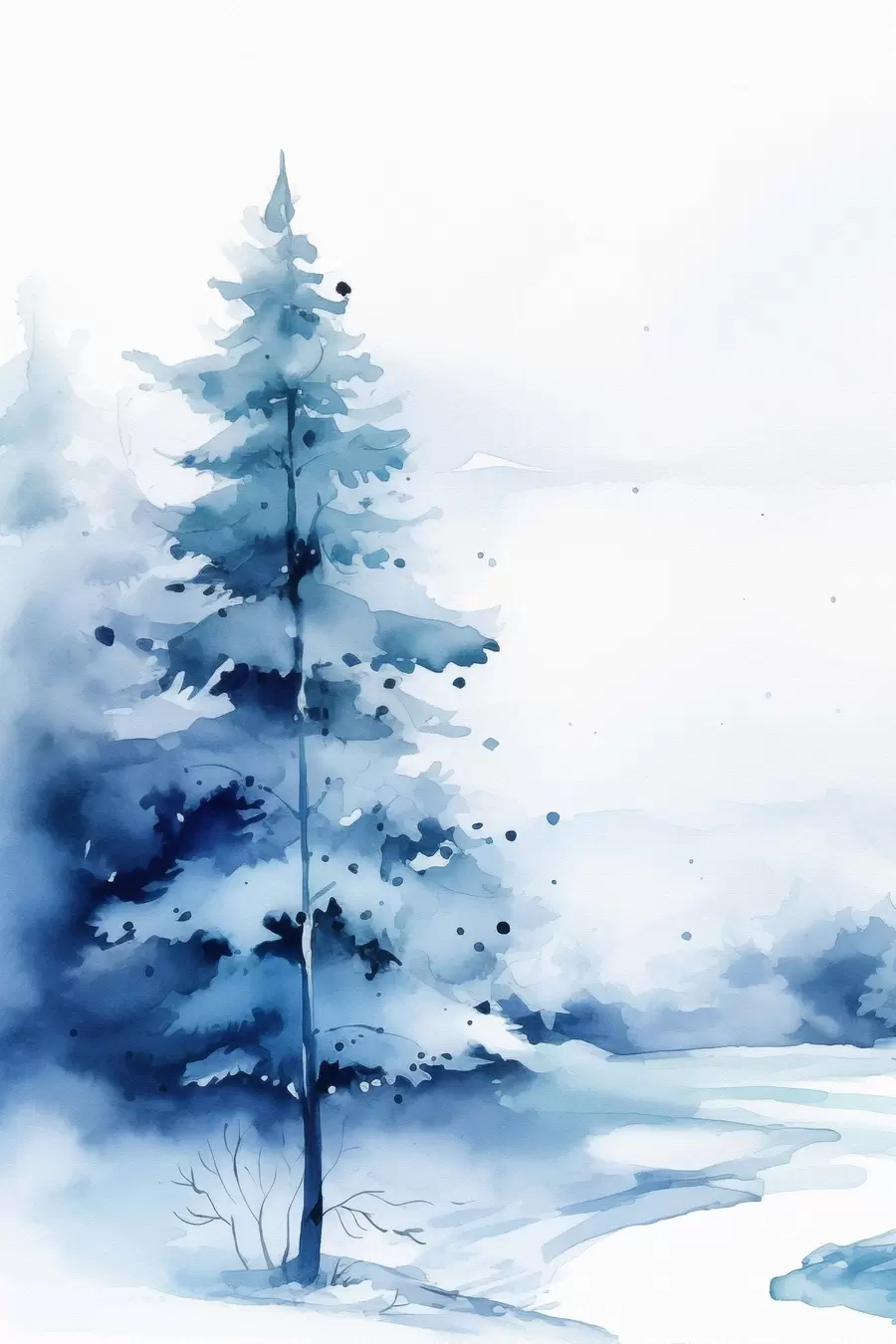 fototapet Brad în pădure f46966