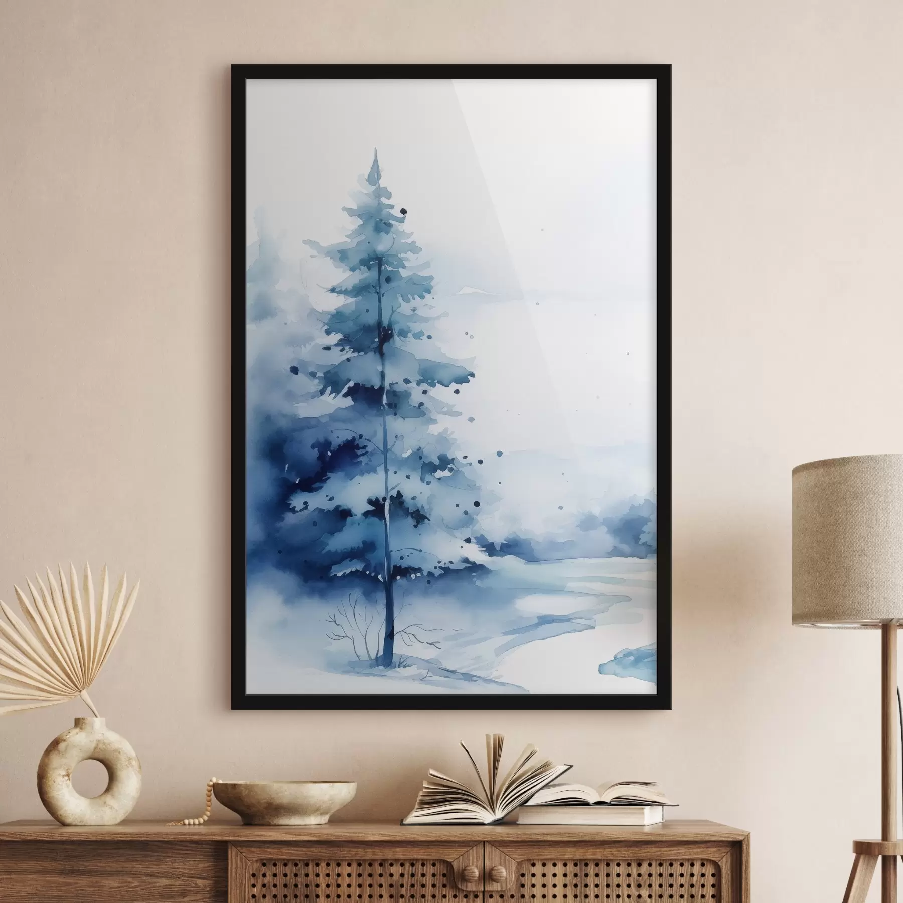 fototapet Brad în pădure f46966