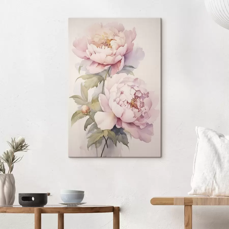 Tablouri Peonies pictura imitație s46916