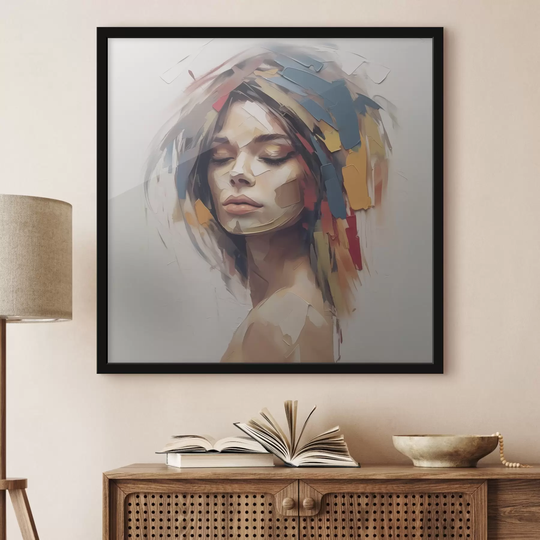 fototapet Portret abstract al unei femei f46917