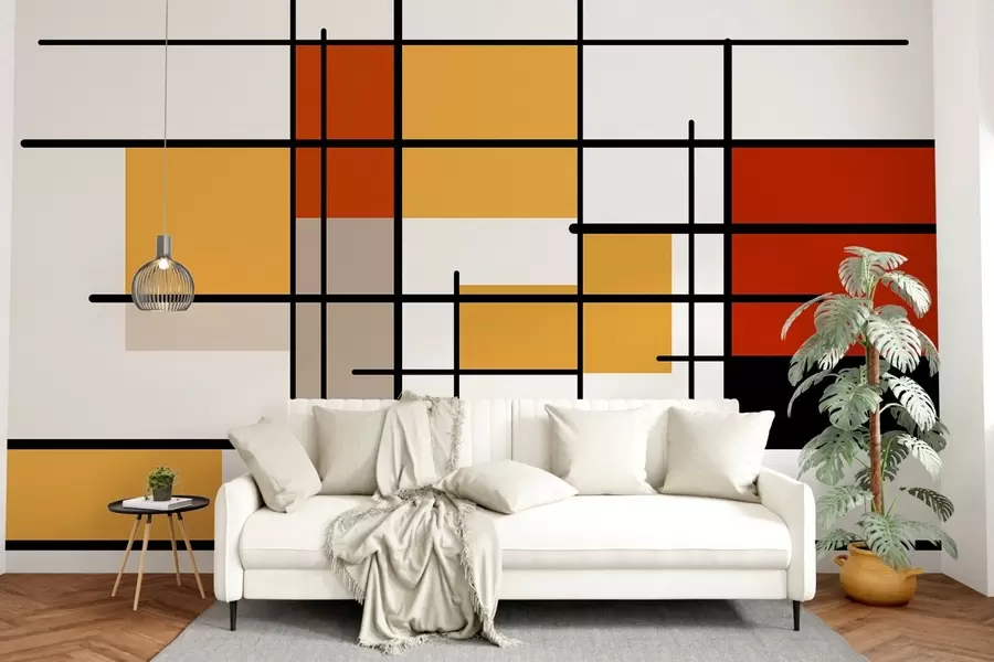 fototapet Geometrie strălucitoare w05008