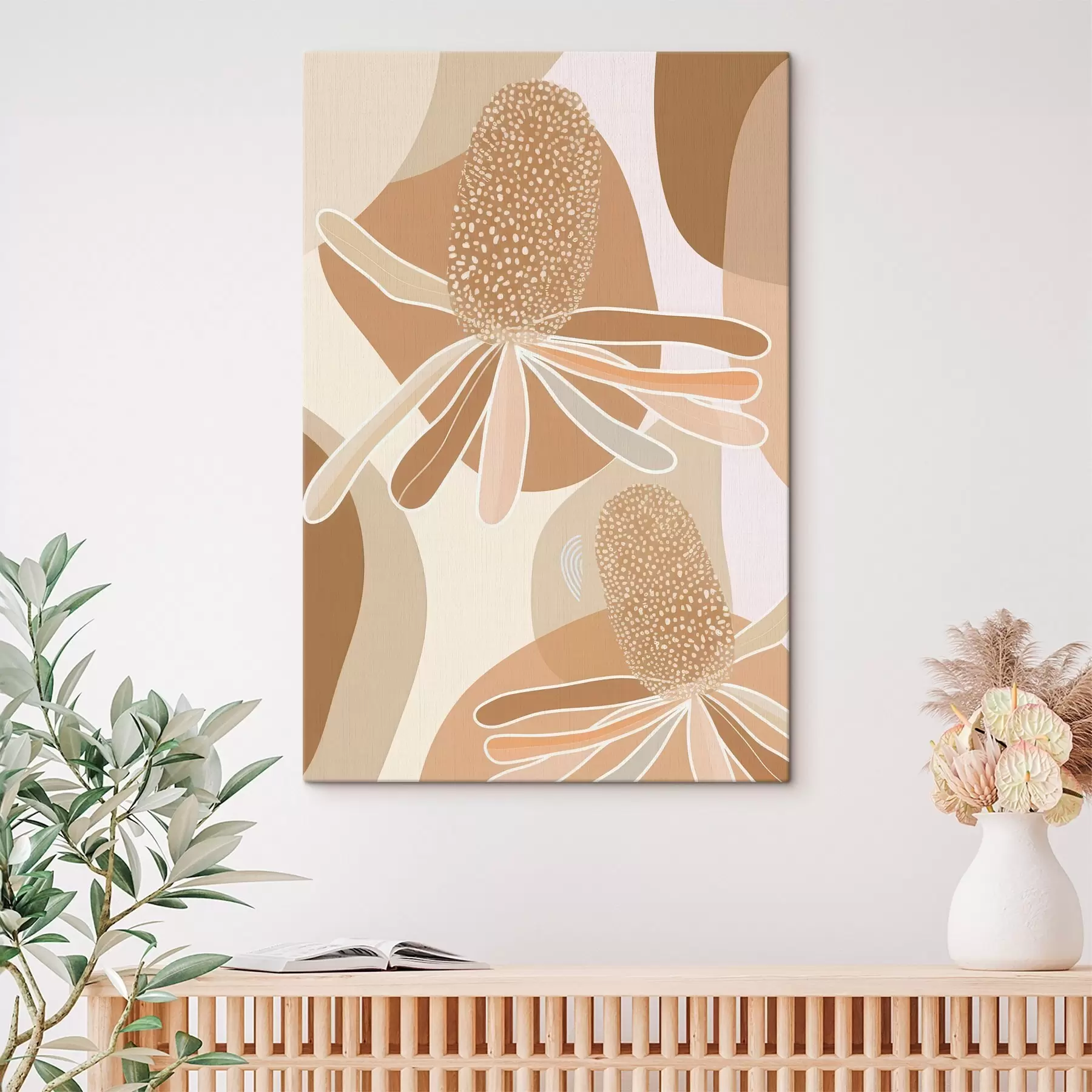 Tablouri Flori abstracte de protea s46992