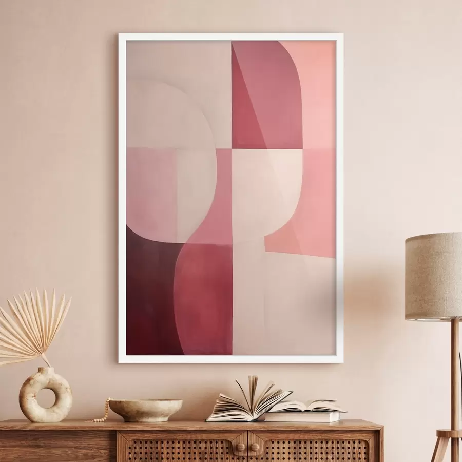 fototapet Compoziția formelor fluide f46989