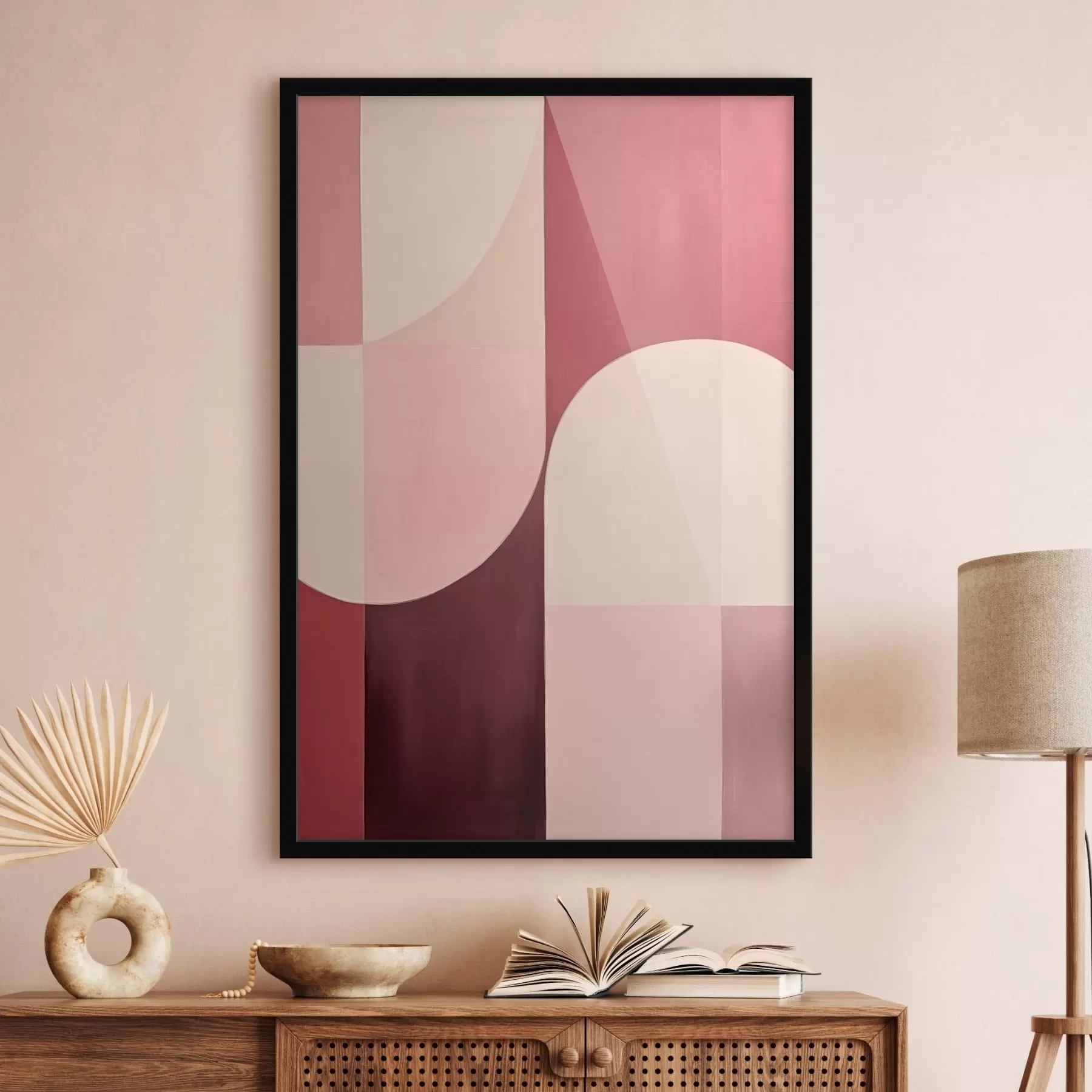 fototapet Compoziția formelor fluide f46990