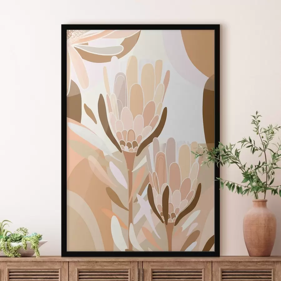 fototapet Flori abstracte f46991