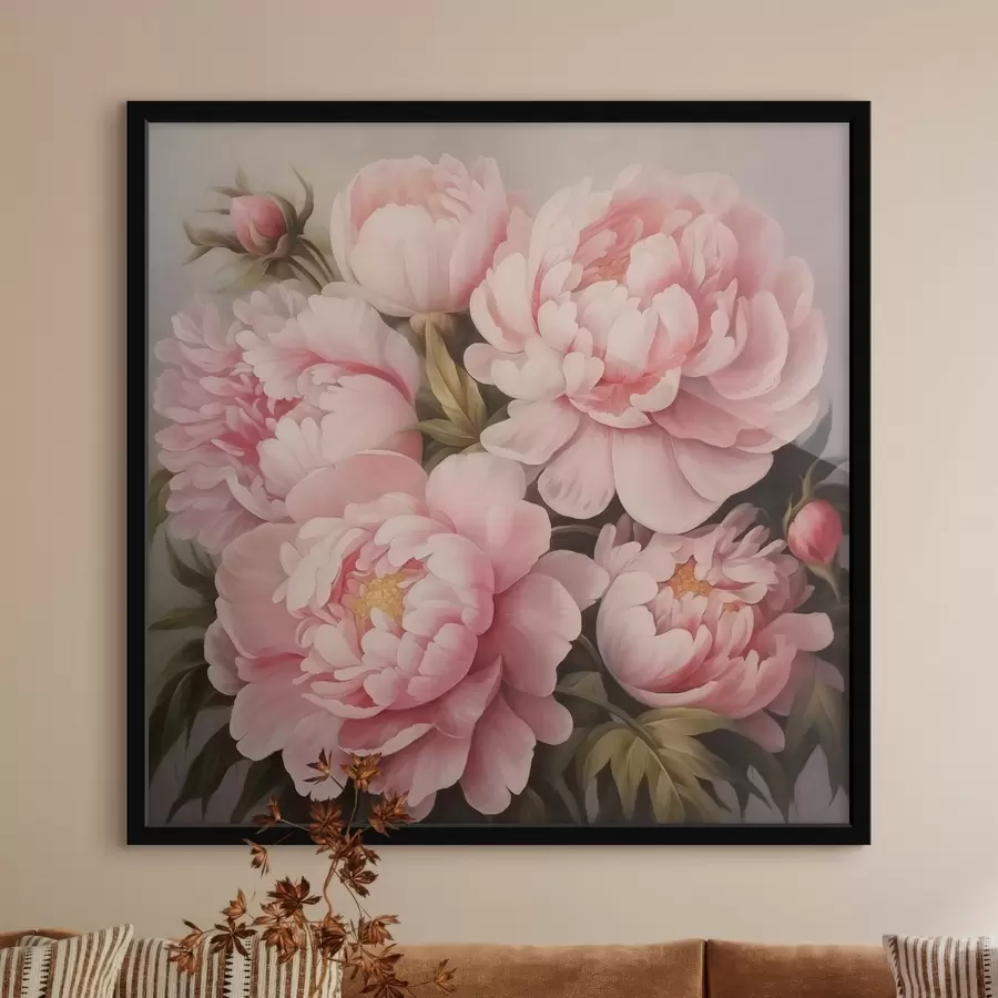 fototapet Peonii f47007