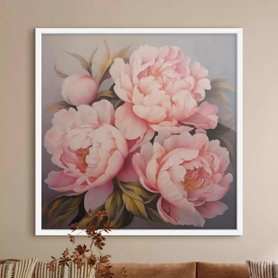 fototapet Peonii f47008