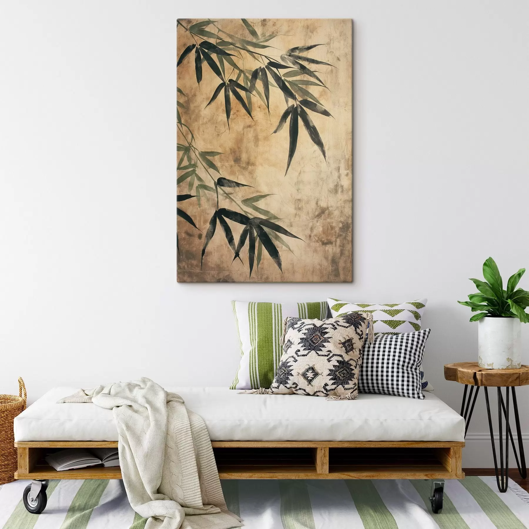 fototapet Frunze de bambus s47048