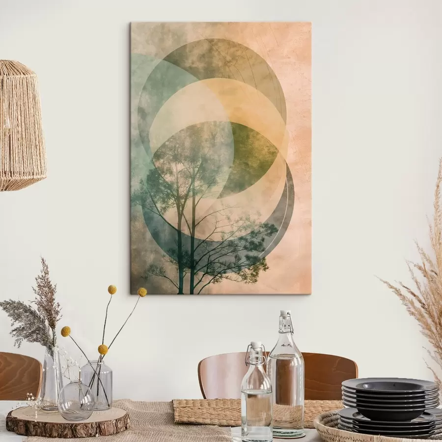 Tablouri Cercuri și frunze s47073