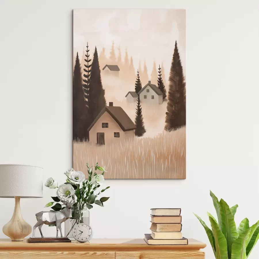 Tablouri Case în pădure s47076