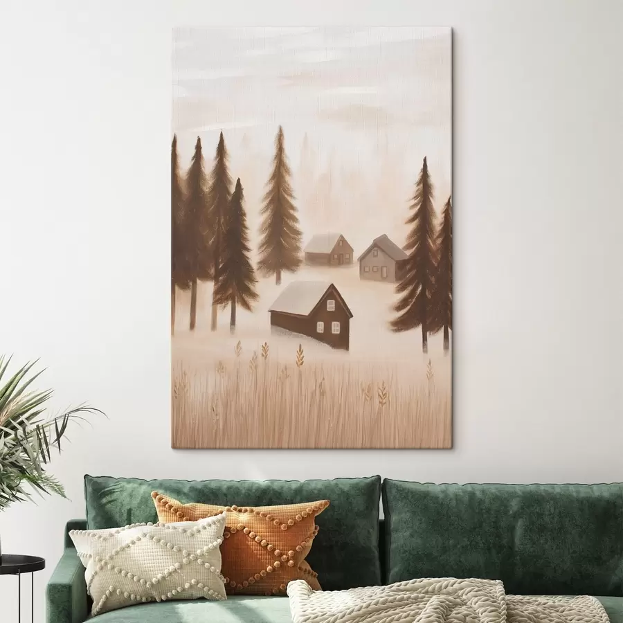 Tablouri Case în pădure s47077