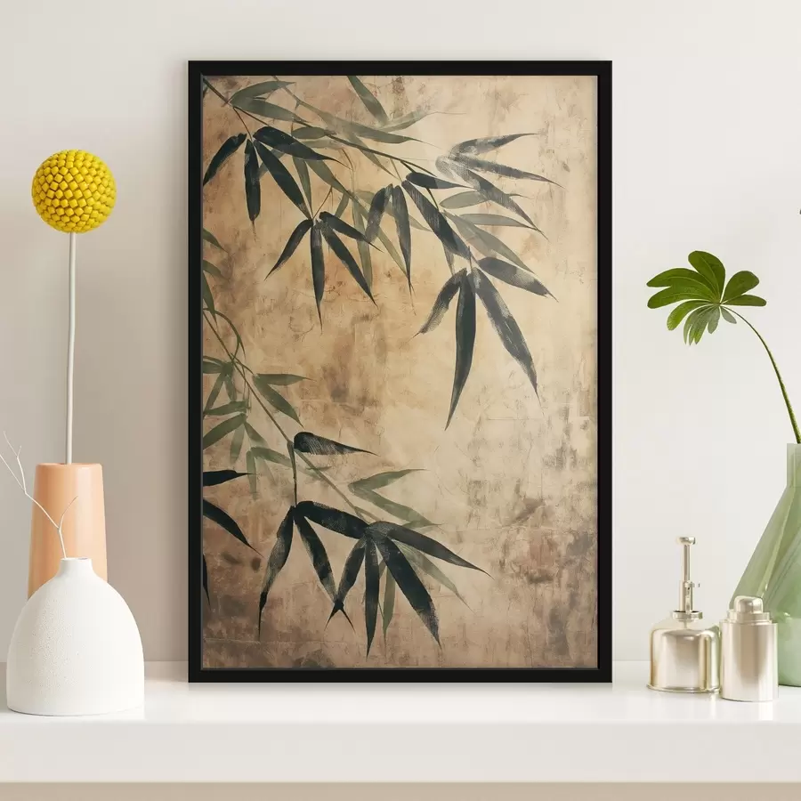 fototapet Frunze de bambus f47048