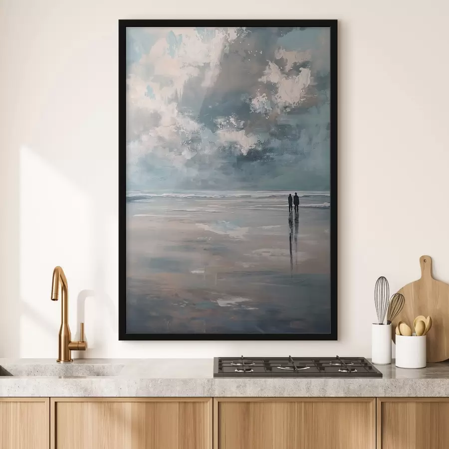 fototapet Cuplu pe malul mării f47061