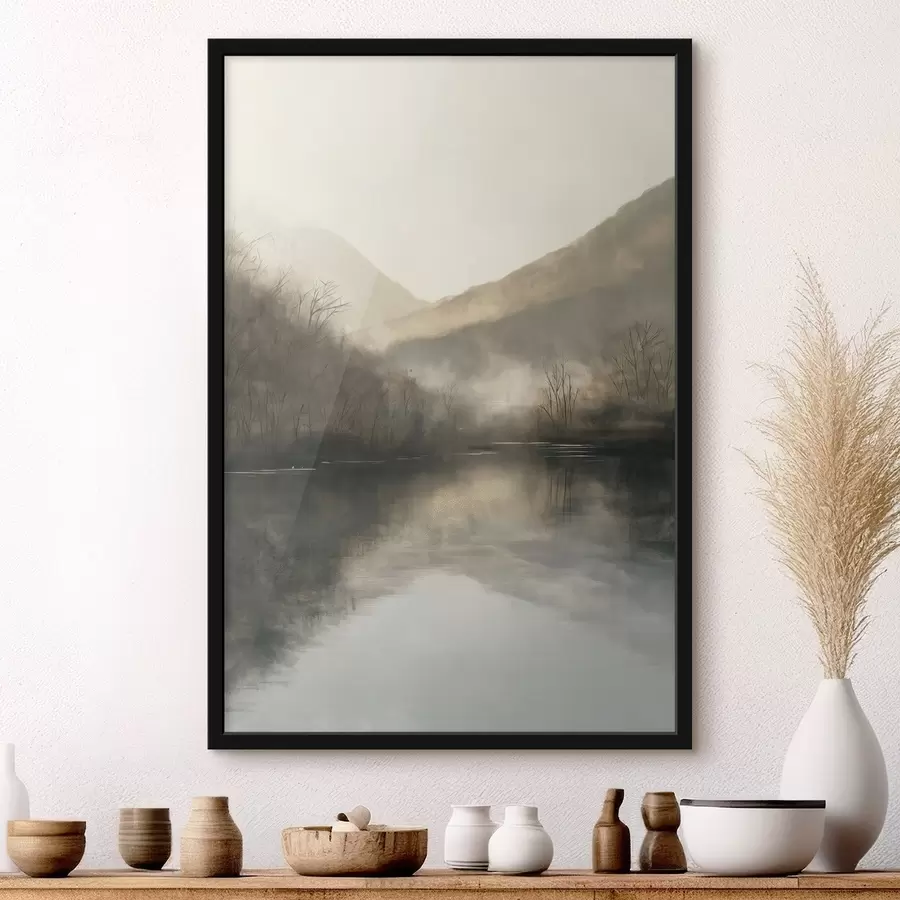 fototapet Pădure și munți f47079