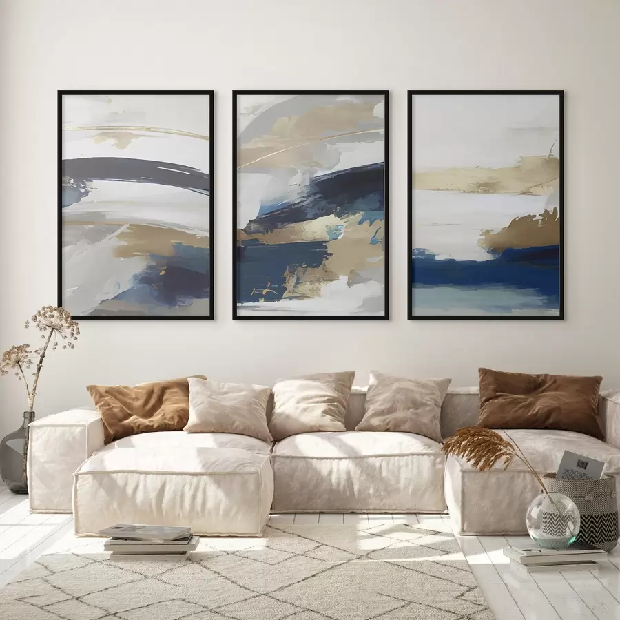 fototapet Valuri abstracte de calm și seninătate d00269
