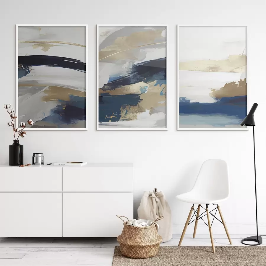 fototapet Valuri abstracte de calm și seninătate d00269