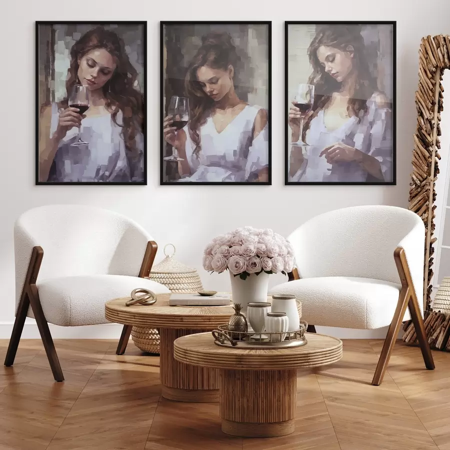 fototapet Fete și vin d00443