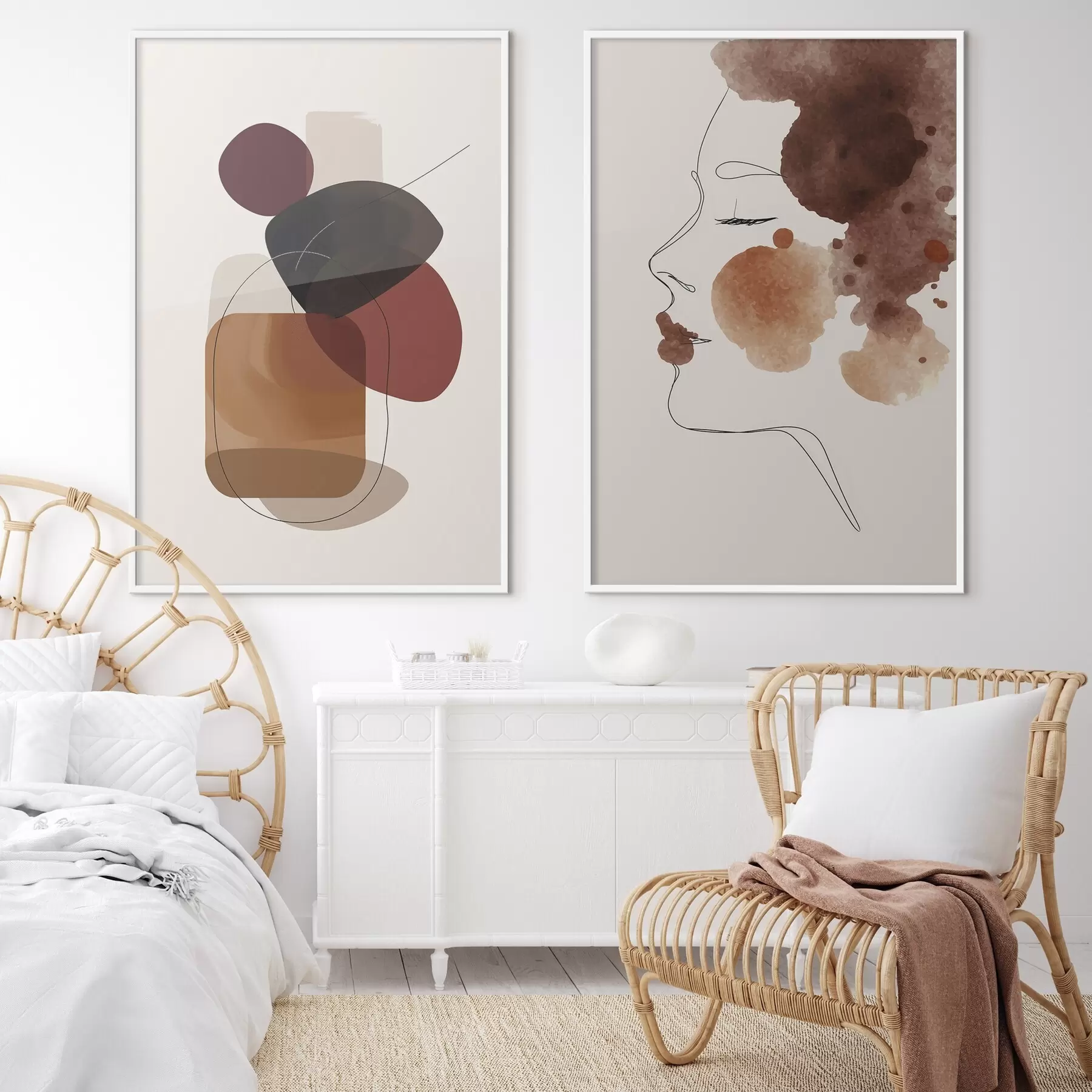 fototapet Contururi delicate d00466