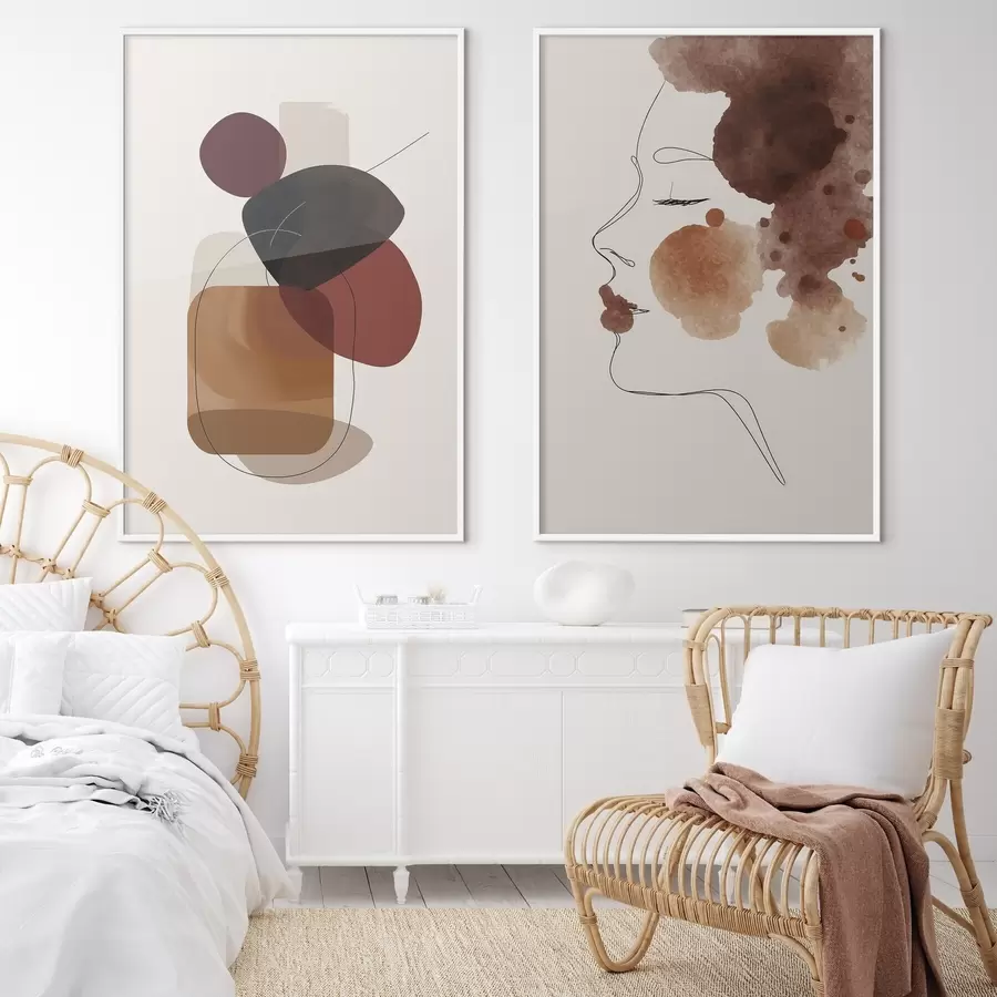 fototapet Contururi delicate d00466