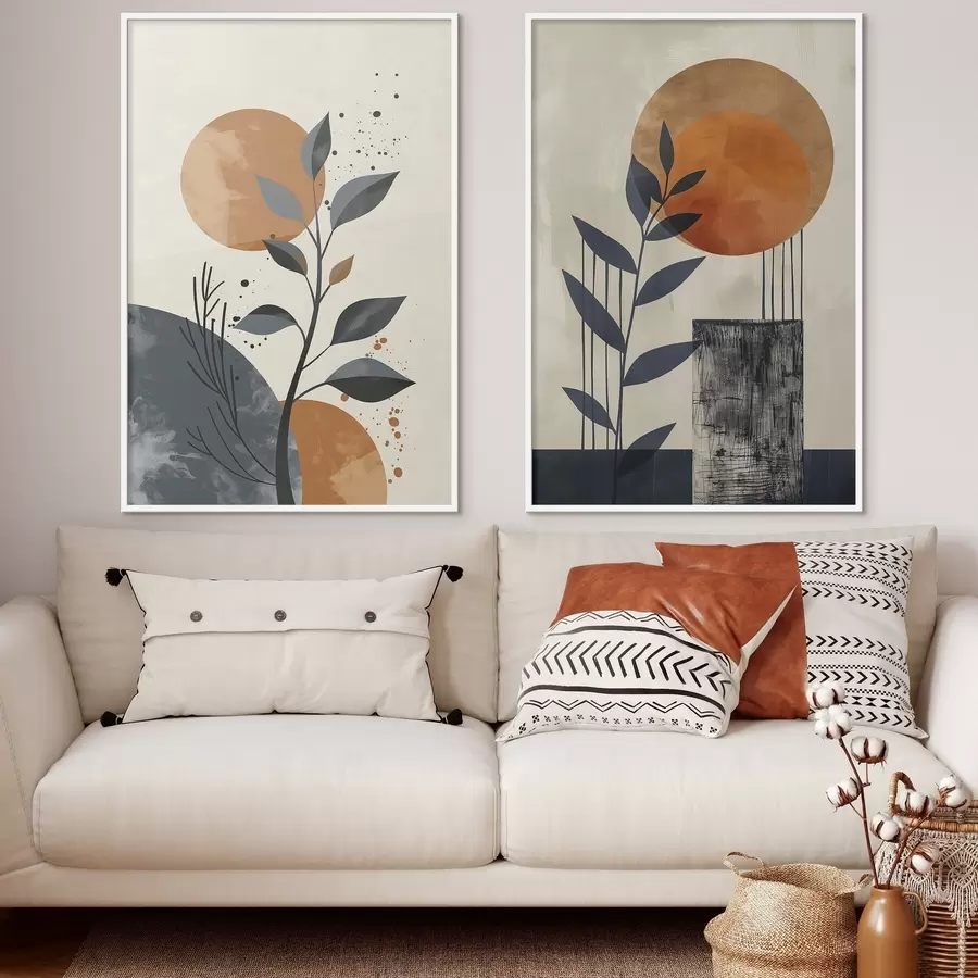 fototapet Frunze la apus de soare d00469