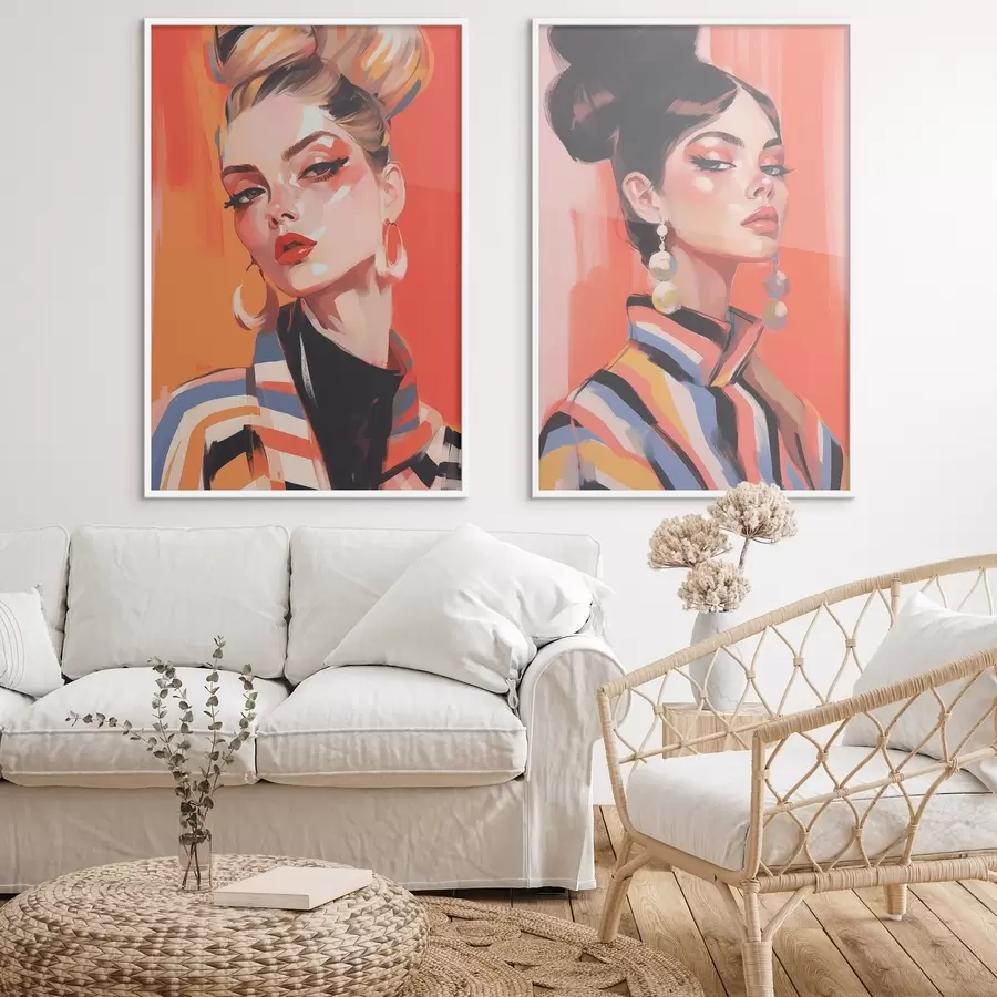 fototapet Portrete de femei d00498