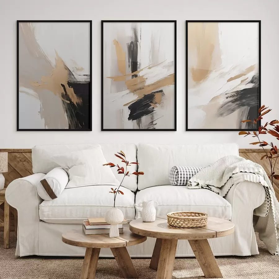 fototapet Abstracție modernă imitație de tușe d00505