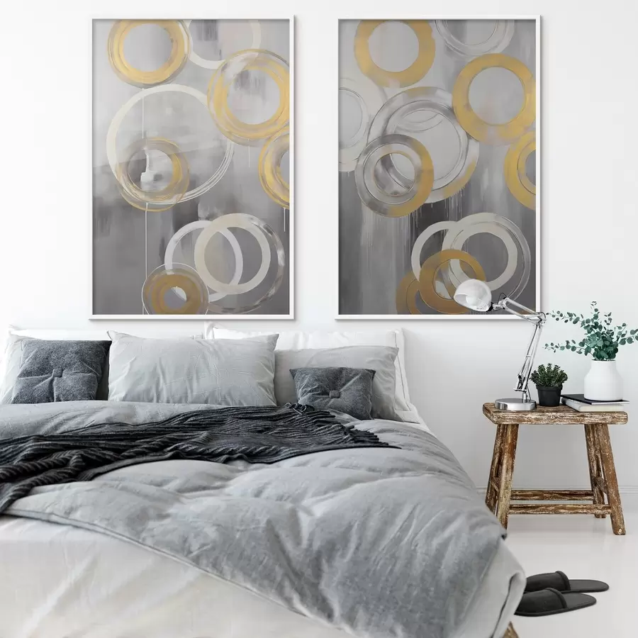 fototapet Abstracție cu cercuri d00509