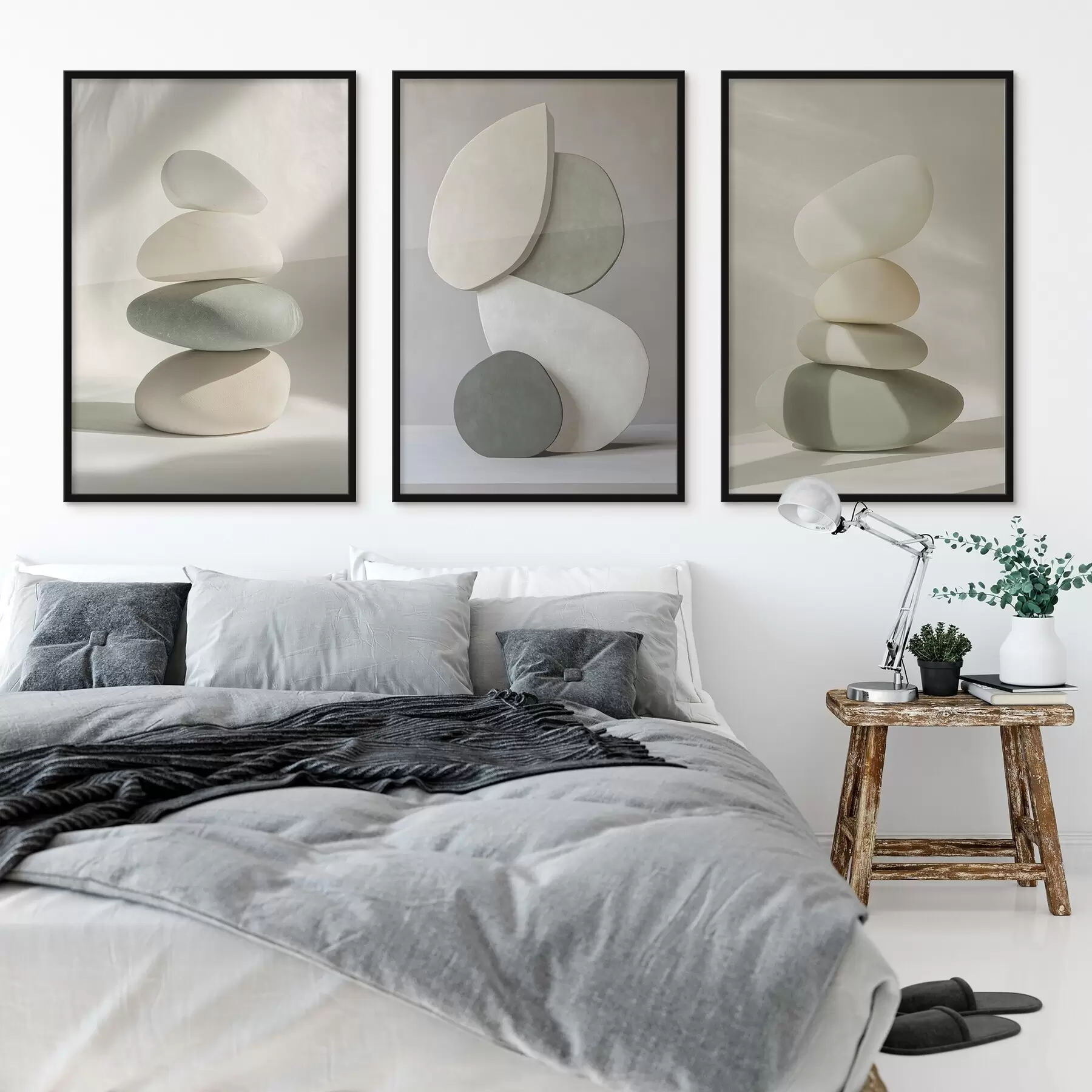 fototapet Pietre estetice pealiste, decorațiuni interioare, iluminat natural d00418