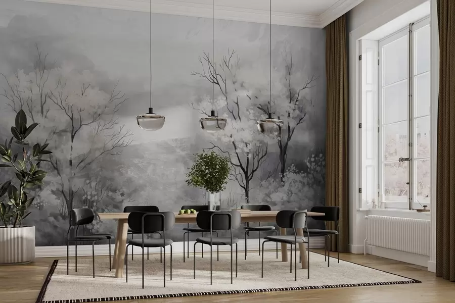 fototapet Suflul ușor al copacilor w05054