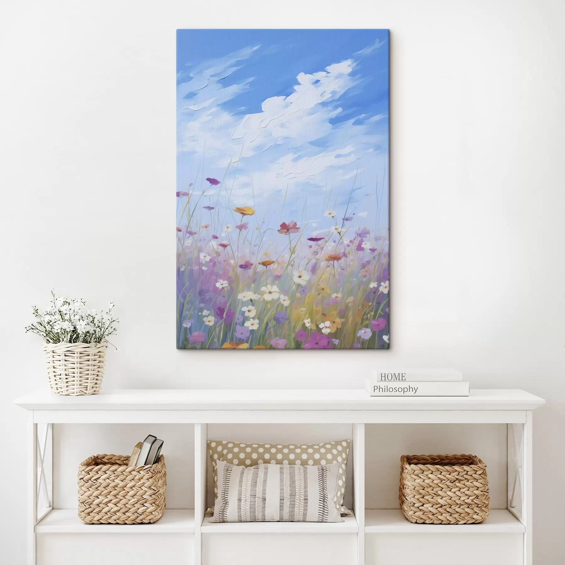 Tablouri Pictură imitație de flori sălbatice s47245