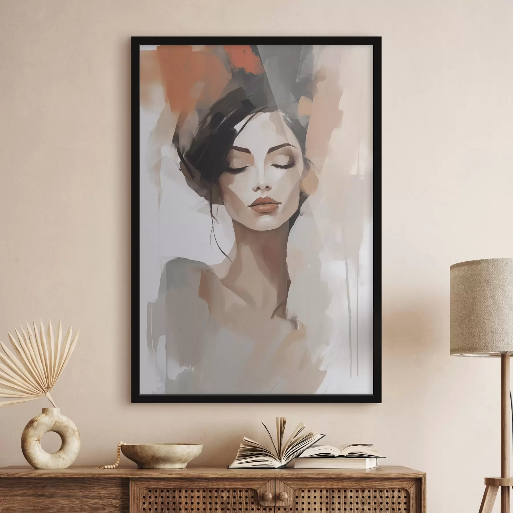 fototapet Portret abstract al unei fete f47151