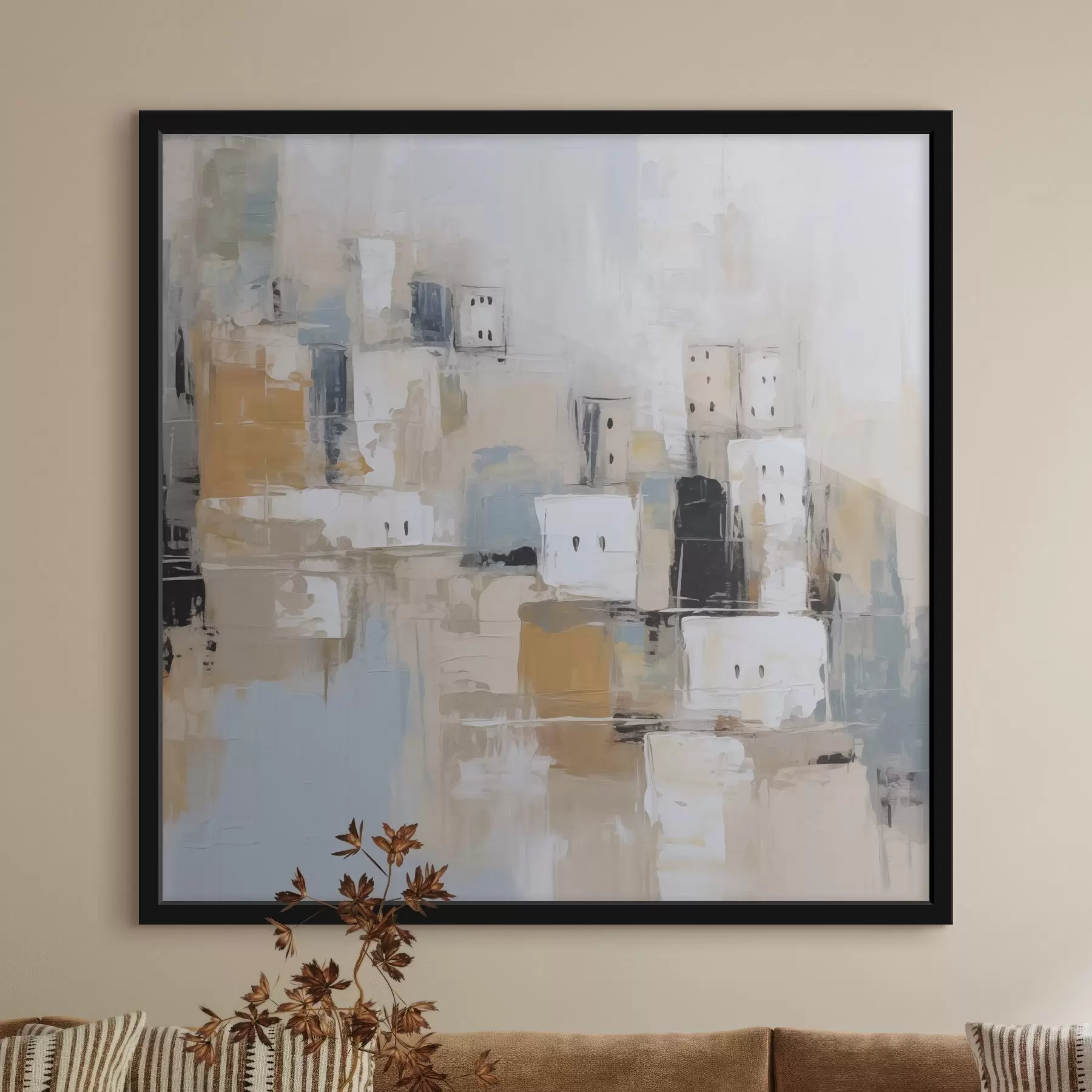 fototapet Imitarea abstractă a picturii urbane f47242