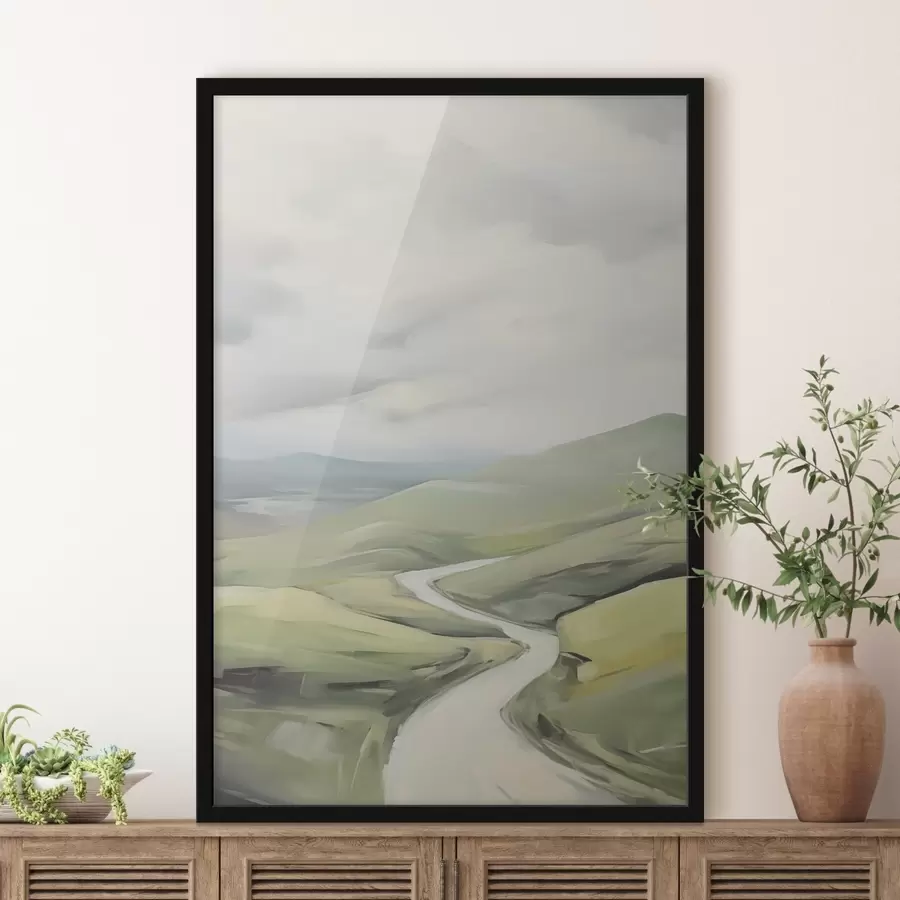 fototapet Drum în câmp f47244