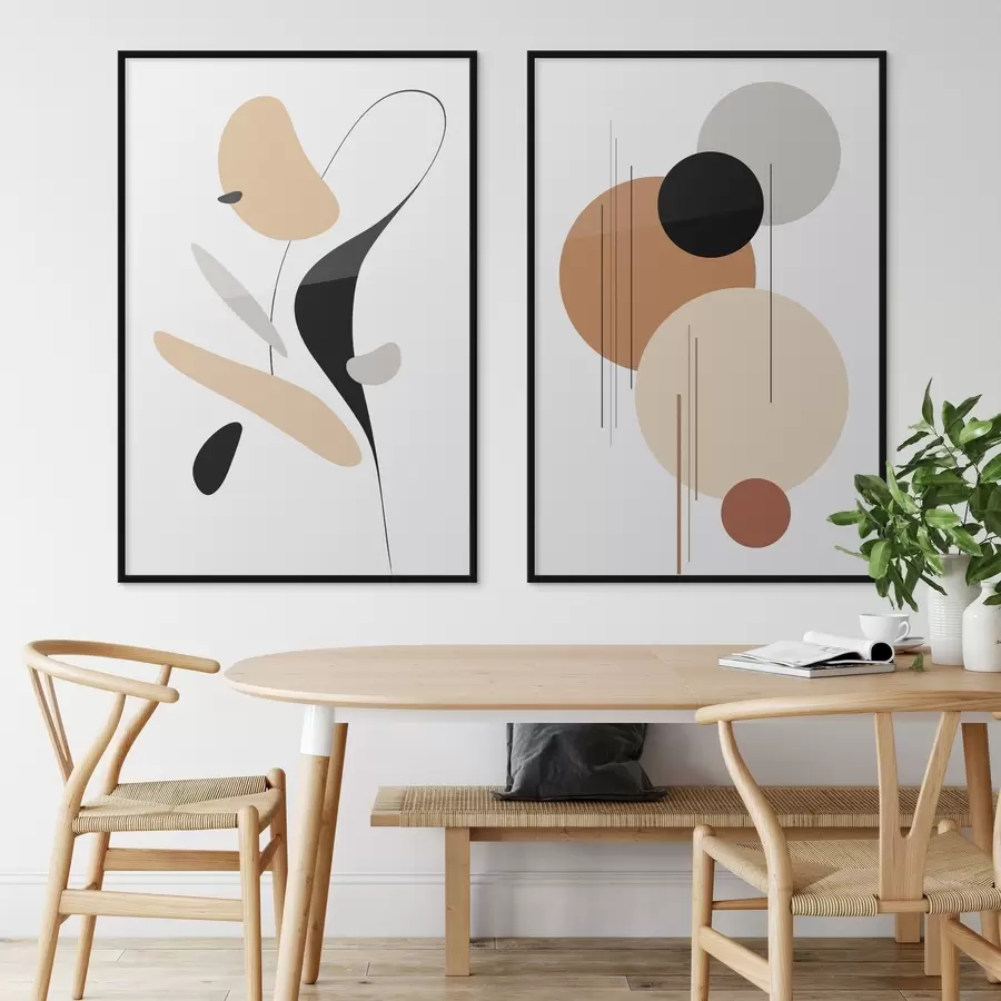 fototapet Compoziție geometrică abstractă d00908