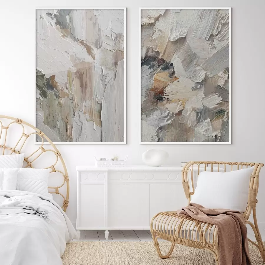 fototapet Textură impasto abstractă d00916