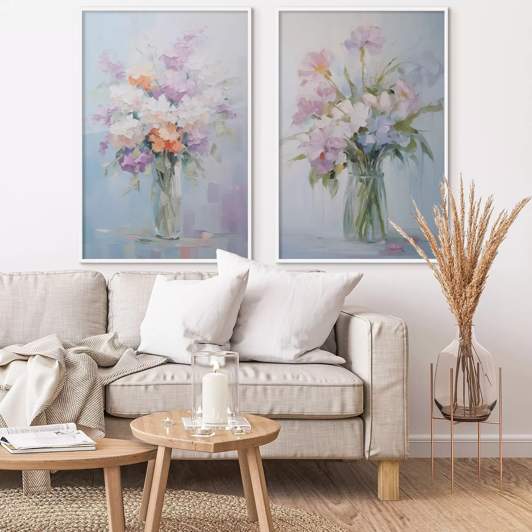 fototapet Buchet într-o vază imitație de pictură d01031