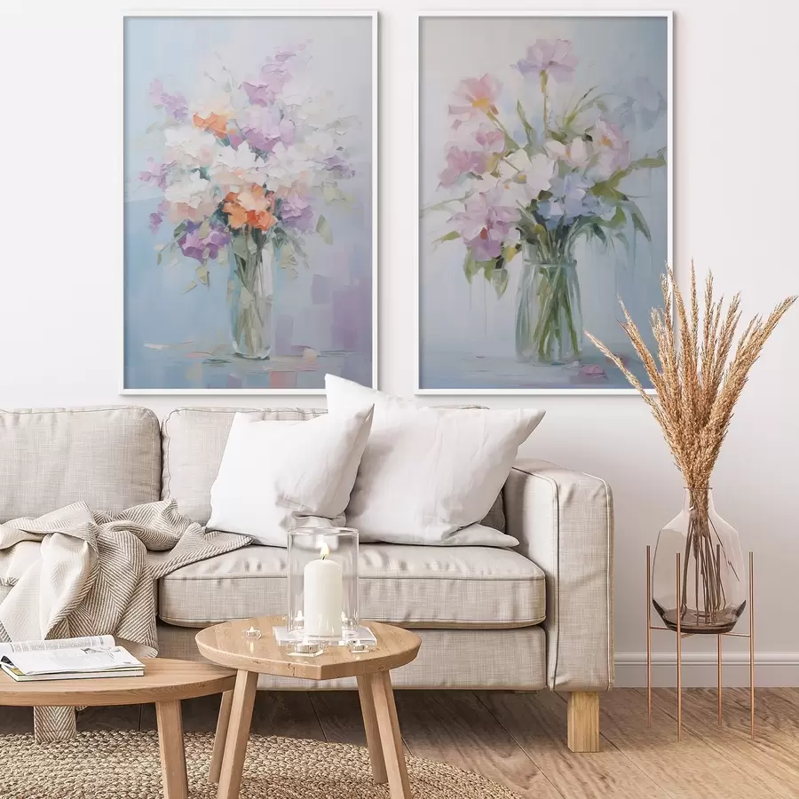 fototapet Buchet într-o vază imitație de pictură d01031