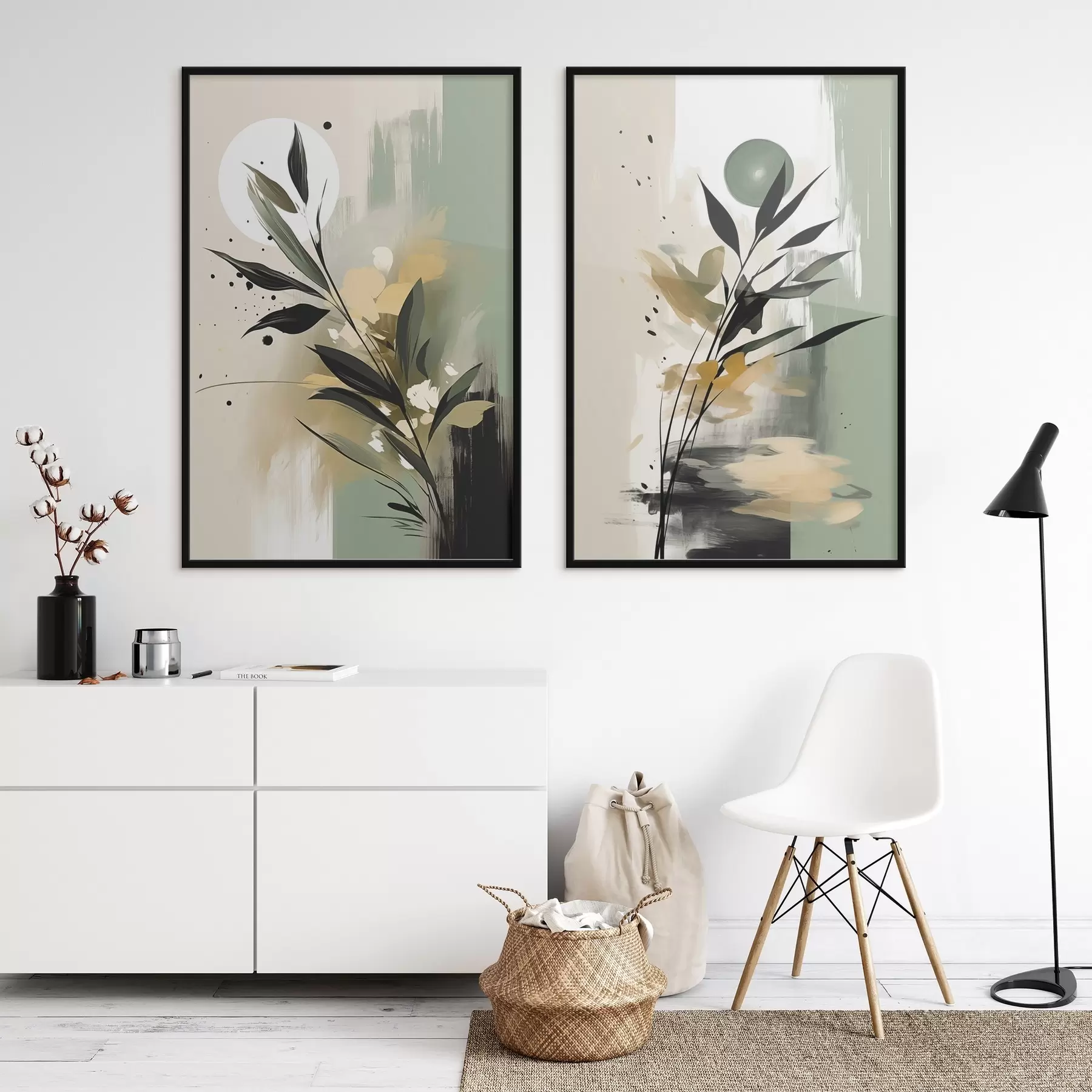 fototapet Abstracții cu plante d01038