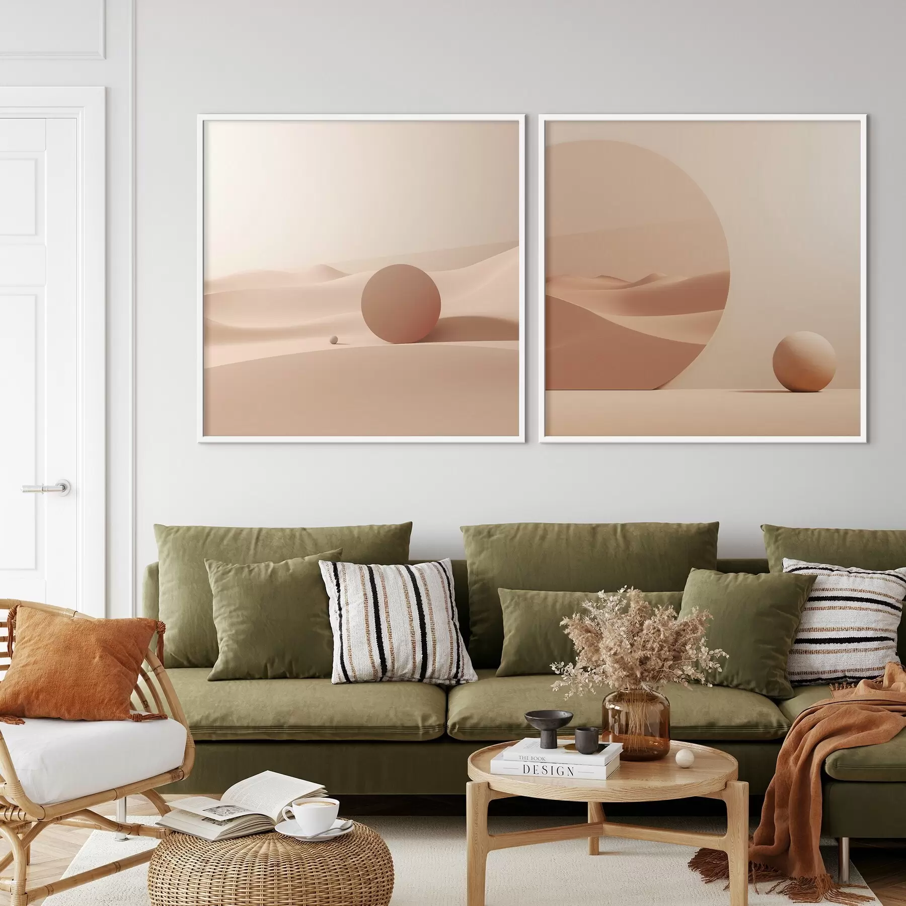 fototapet Compoziție cu spații calme și formă geometrică d00990