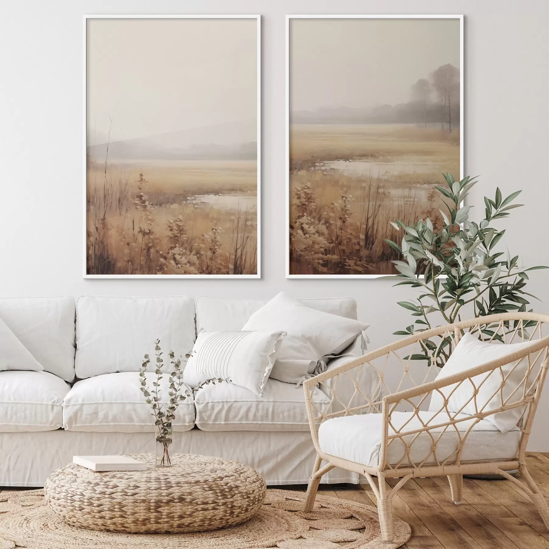 fototapet Flori uscate într-un câmp d01053