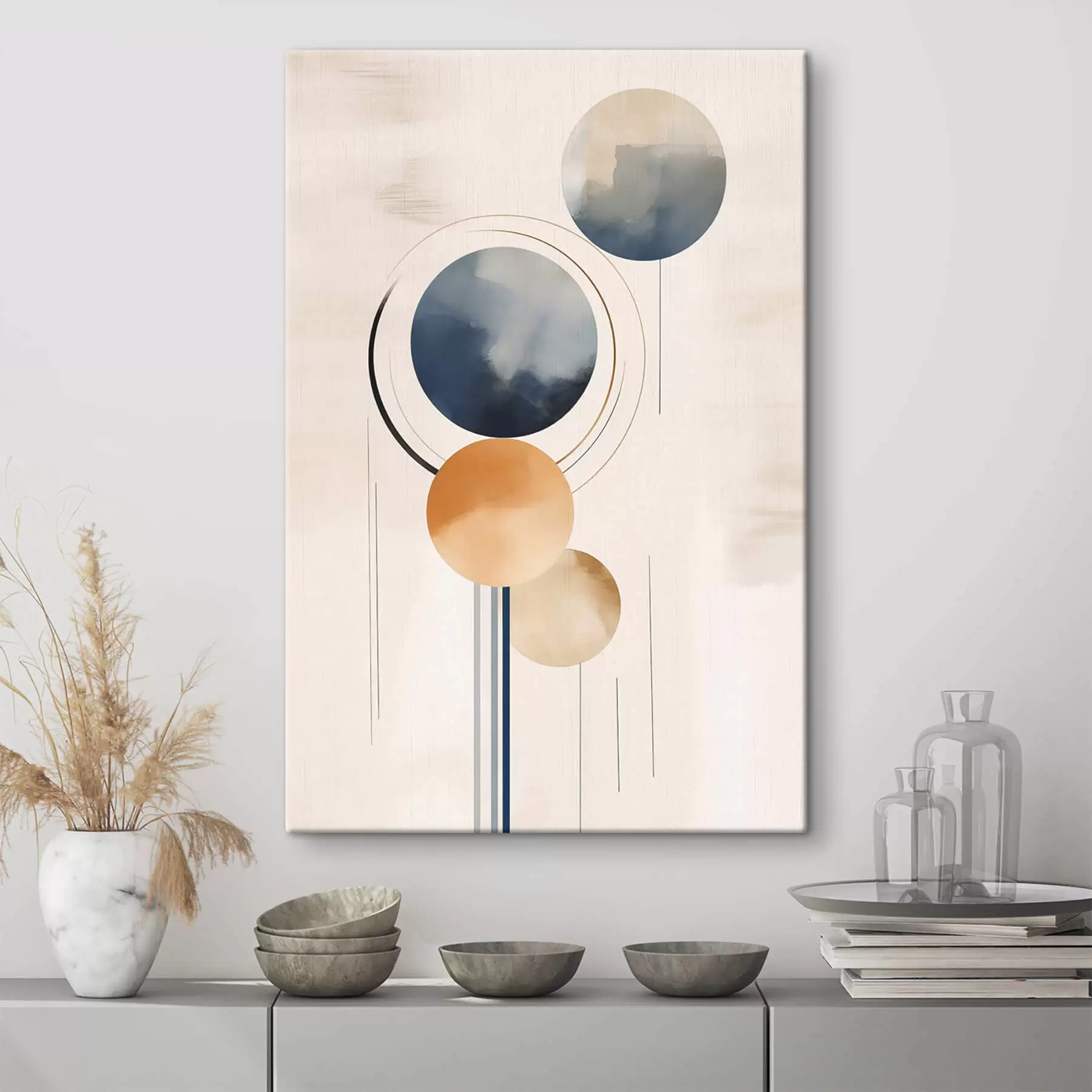 Tablouri Abstracție cu sfere s47100