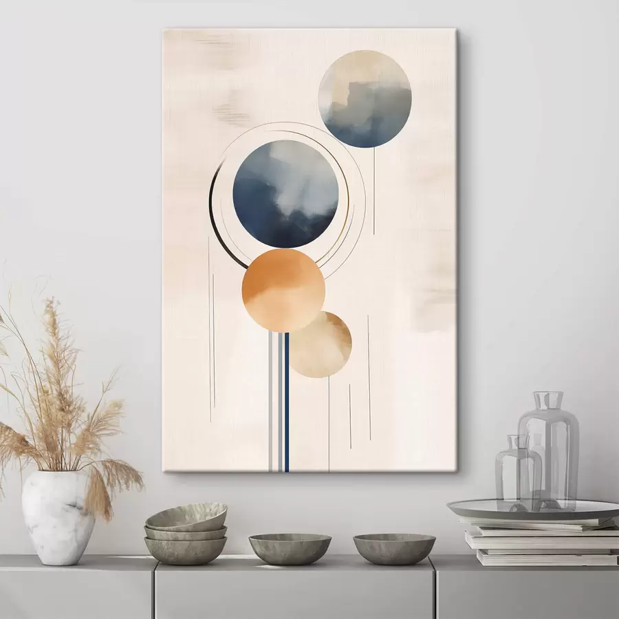 Tablouri Abstracție cu sfere s47100