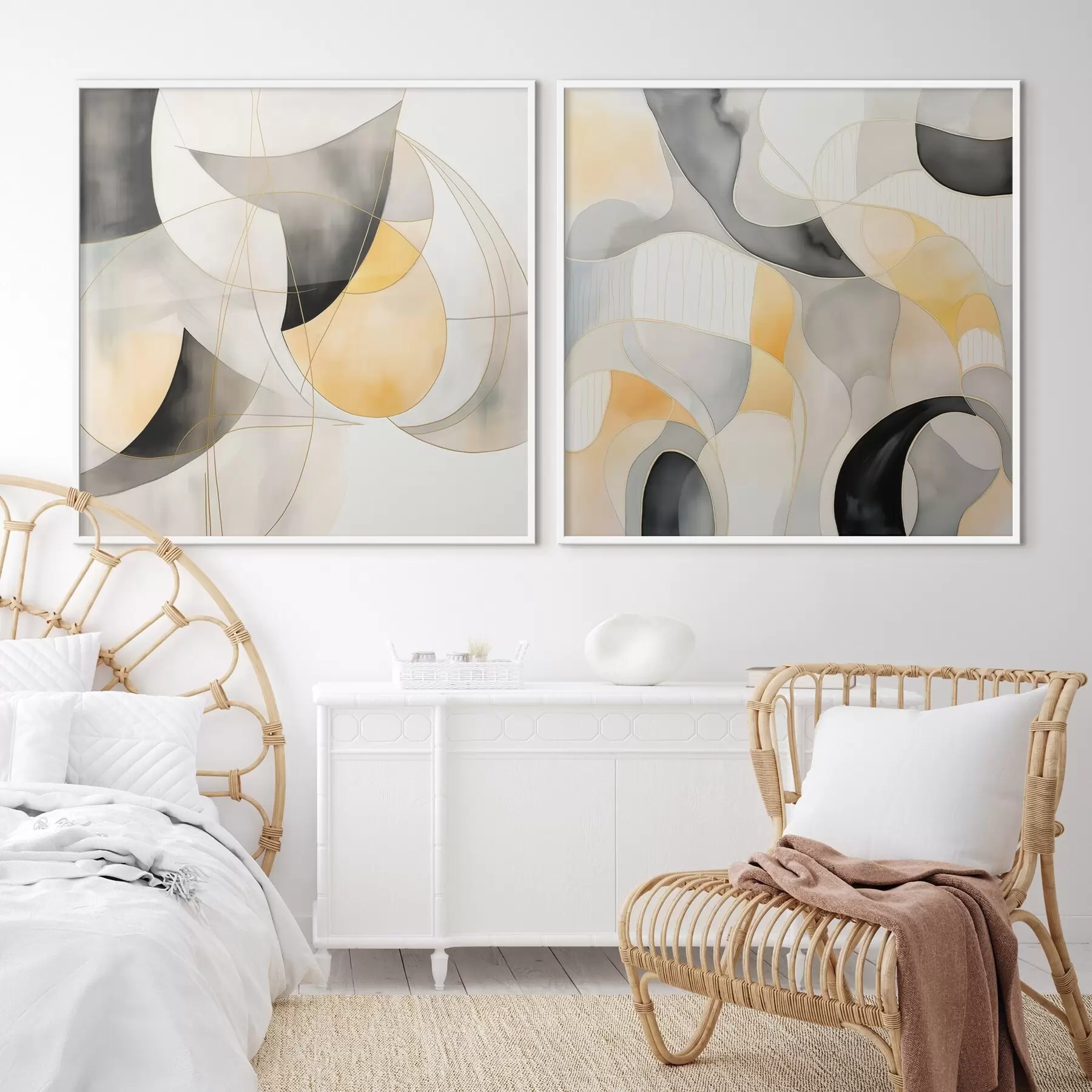 fototapet Abstracție organică în stil modern d00902