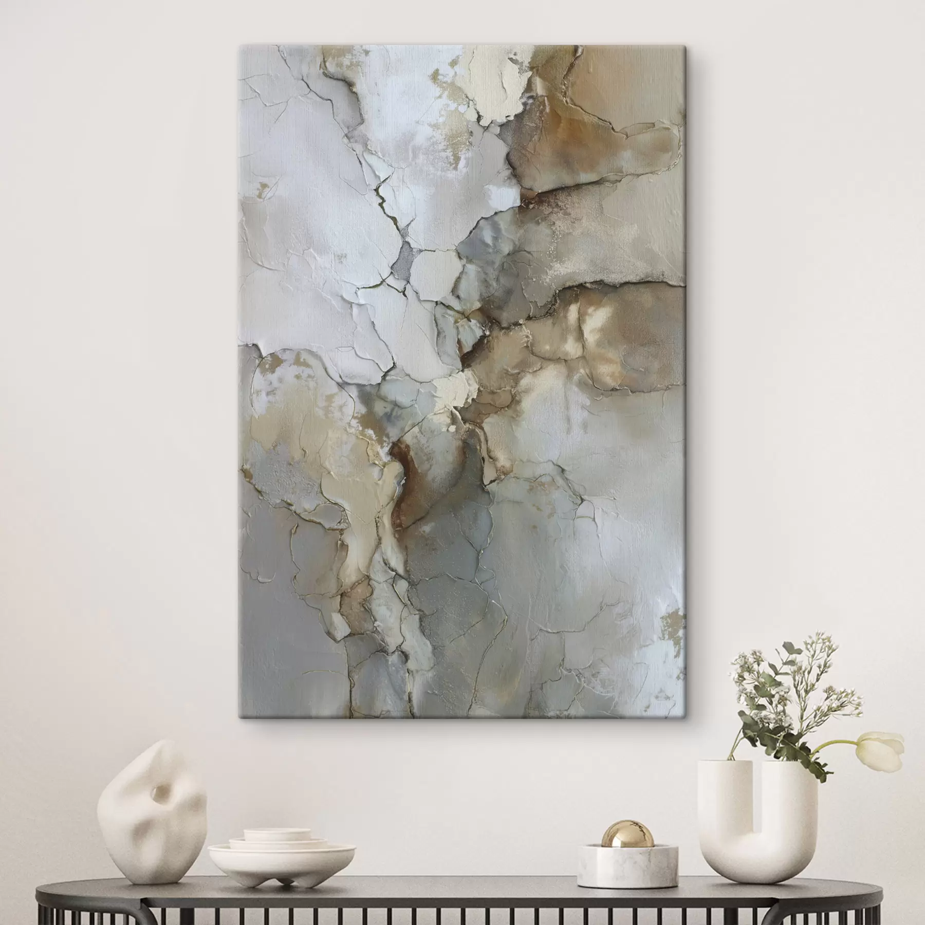 Tablouri imitație de textură abstractă cu crăpături s47118